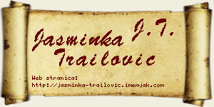 Jasminka Trailović vizit kartica